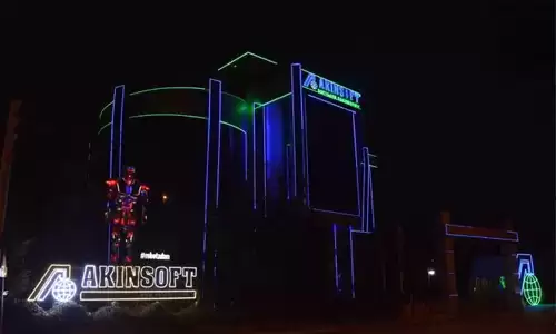 Plaza at Night