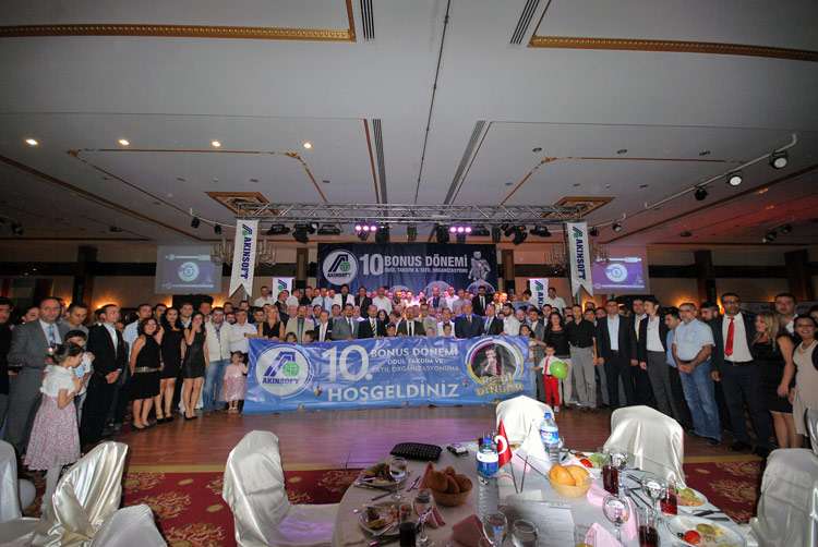 AKINSOFT 10. Bonus Dönemi Ödül Takdim ve Tatil Organizasyonu
