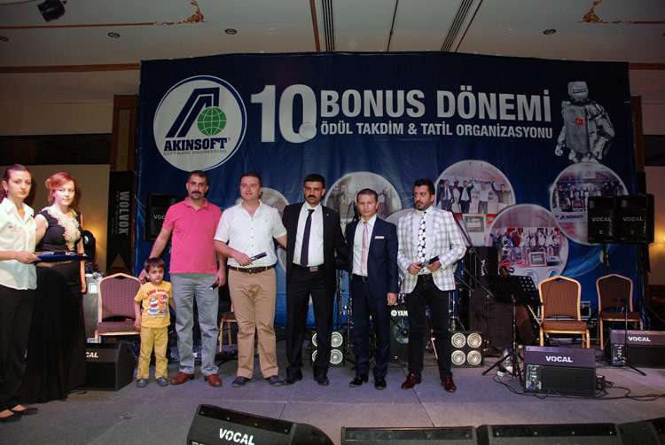 AKINSOFT 10. Bonus Dönemi Ödül Takdim ve Tatil Organizasyonu