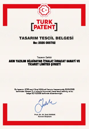 İnsansı RobotTasarım Tescil Belgesi
