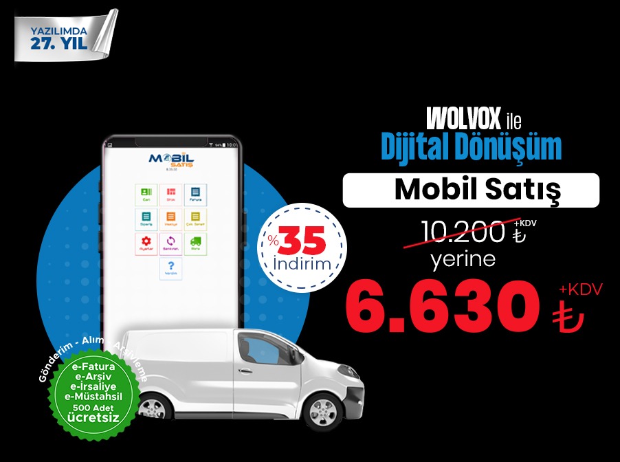 WOLVOX ile Dijital Dönüşüm - Mobil Satış %35