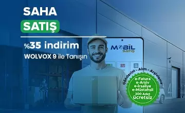 Wolvox 9 ile Tanışın-Saha Satış %35