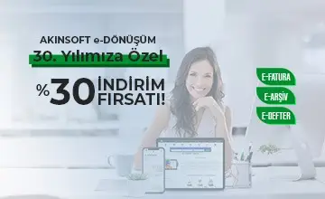 30.Yılımıza Özel e-Dönüşümde %30 İndirim