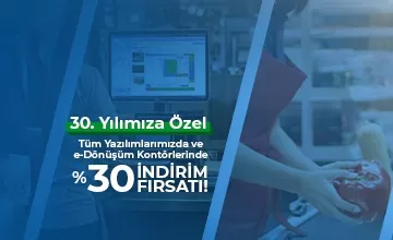 30.Yılımıza Özel Tüm Yazılımlarımızda %30 İndirim