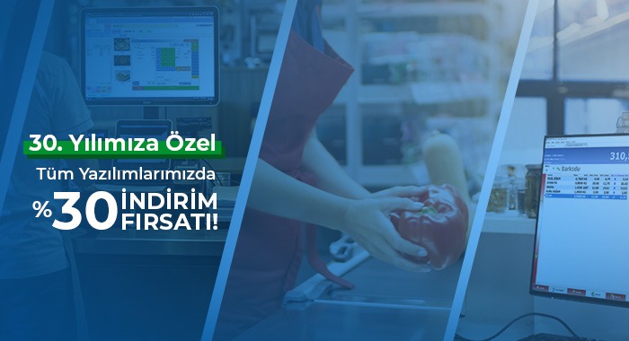 30.Yılımıza Özel Tüm Yazılımlarımızda %30