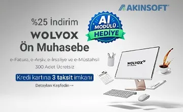 Wolvox %25 İndirim + AI Modülü Hediye