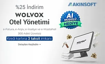 Wolvox Otel %25 + AI Modülü Hediye