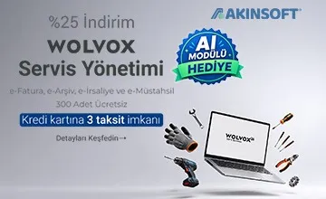 Wolvox Servis %25 + AI Modülü Hediye