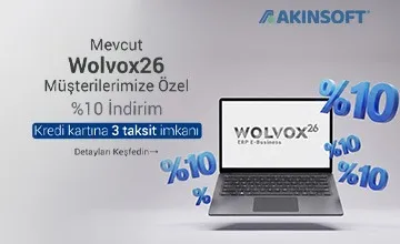 WOL26 Müşterilerimize Özel %10