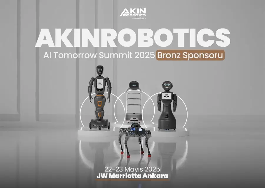 AKINROBOTICS AI Tomorrow Summit 2025 Bronz Sponsoru