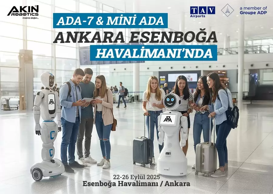 Ada7 ve Mini Ada Ankara Esenboğa Havalimanında