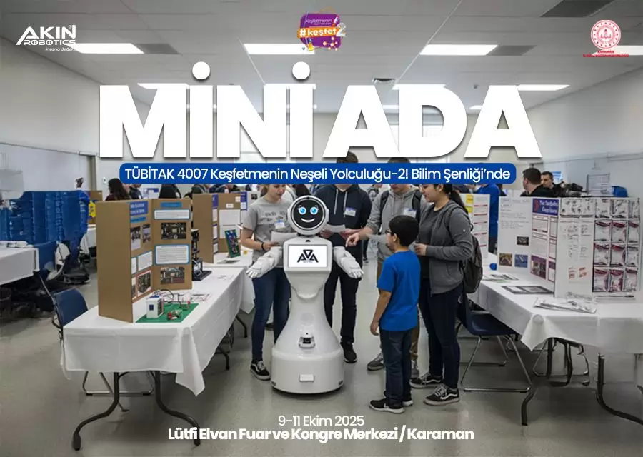 Mini Ada TÜBİTAK 4007 Keşfetmenin Neşeli Yolculuğu2 Bilim Şenliğinde