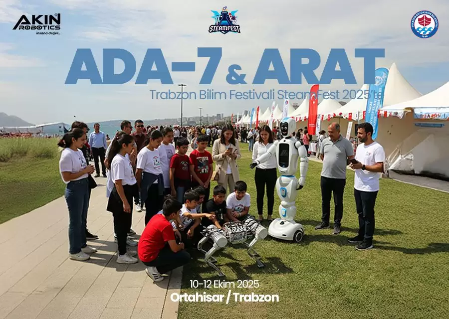 Ada7 ve Arat Trabzon Bilim Festivali SteamFest 2025te