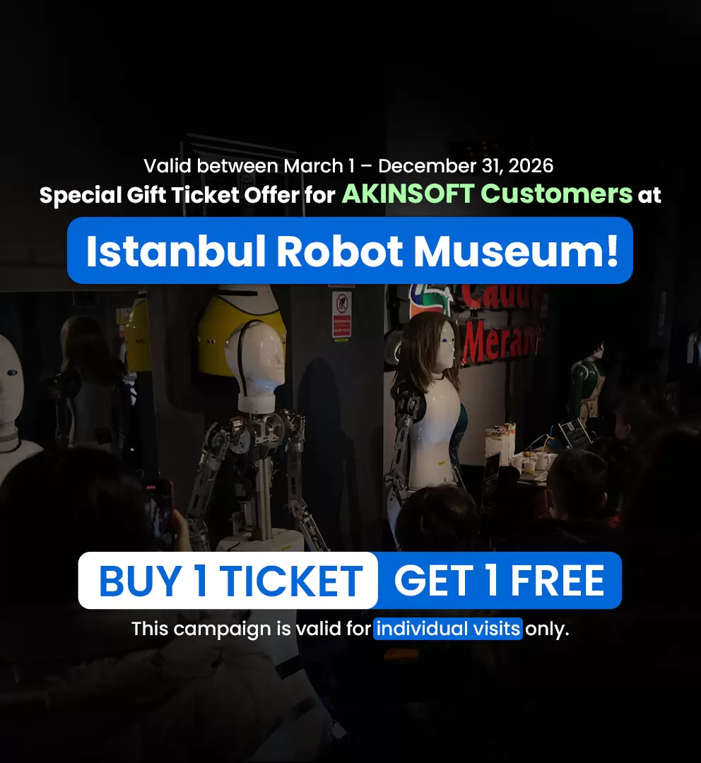 Tablet - Istanbul Robot Museum Buy one ticket, get one free for Akınsoft customers