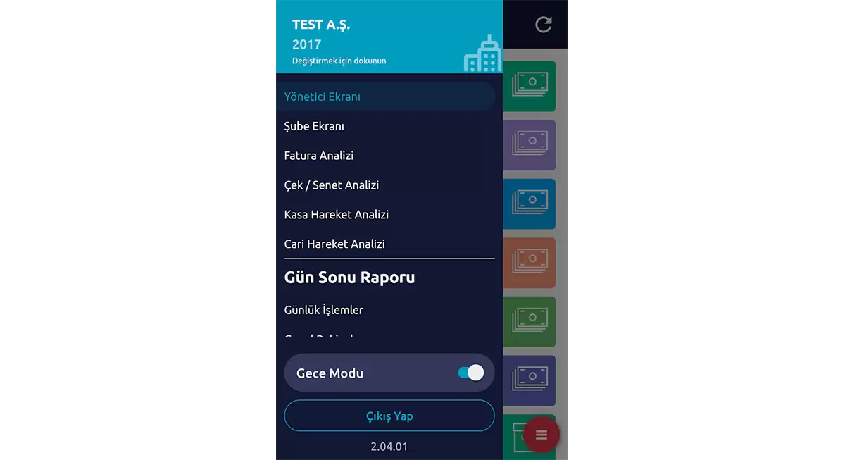 WOLVOX ERP Bağlantı Mobil Uygulaması (Android) | Reporter | AKINSOFT