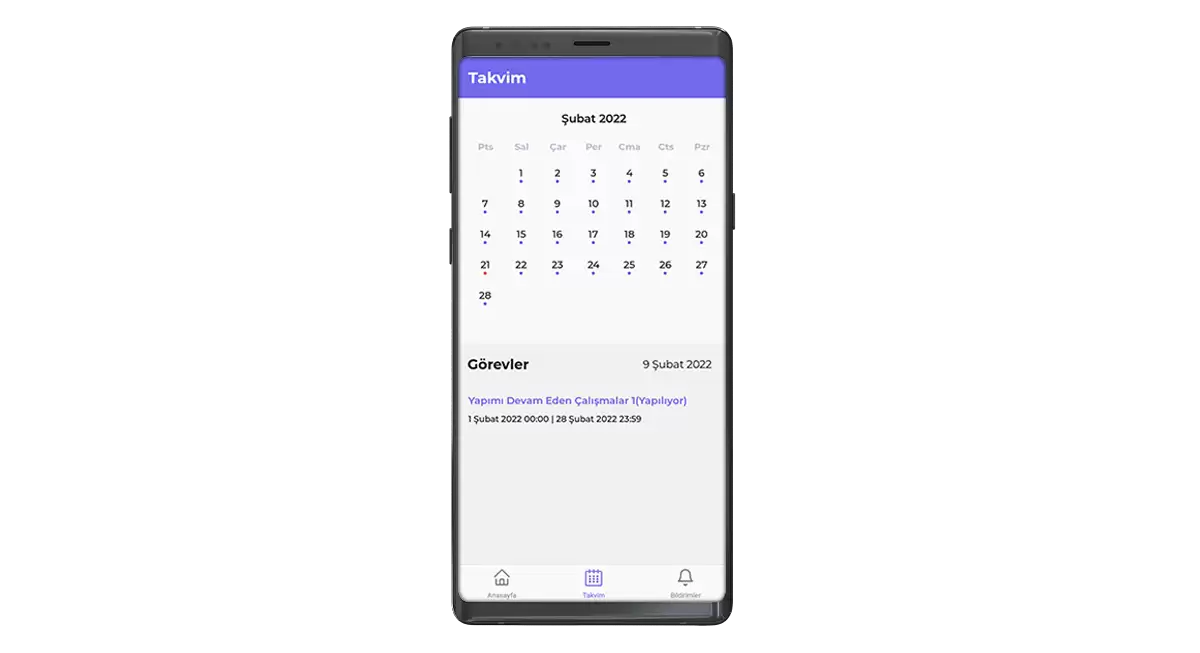 Mobil İş Takip Uygulaması | AKINSOFT TASKPANO Android