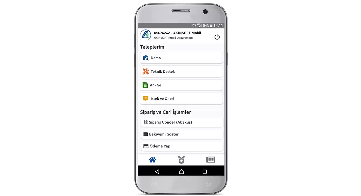 Bayi ve Müşteri Panel Giriş Uygulaması Android | Eliza Mobil| AKINSOFT