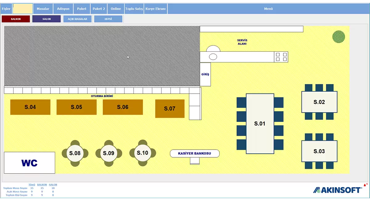 Restoran Programı |Restoran Yönetimi Çözümleri WOLVOX | AKINSOFT